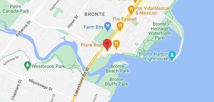 map of 206 -  100 Bronte Road